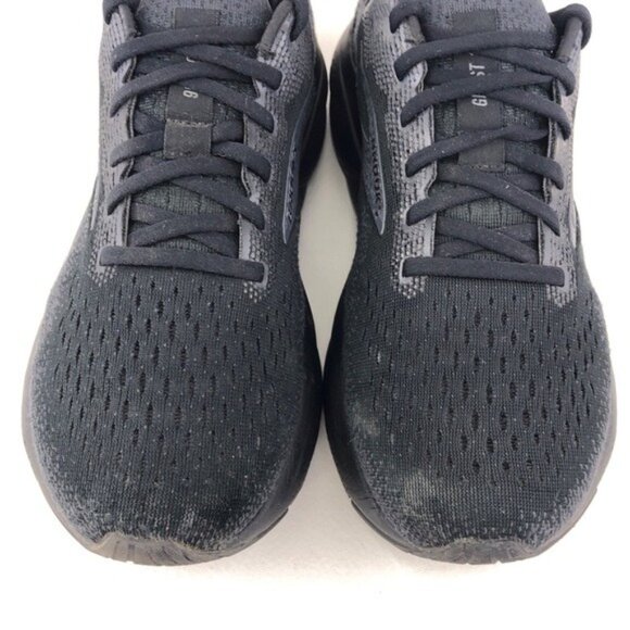 Brooks Ghost 16 Wide Black Road Running Shoes 8 EE main image 6